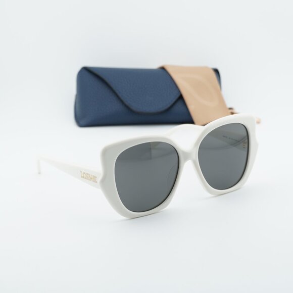 Loewe LW40133F 25A Butterfly Sunglasses – Ivory\\Smoke main image 6